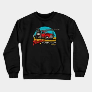 Vintage Texas Truck Crane Coolness Crewneck Sweatshirt